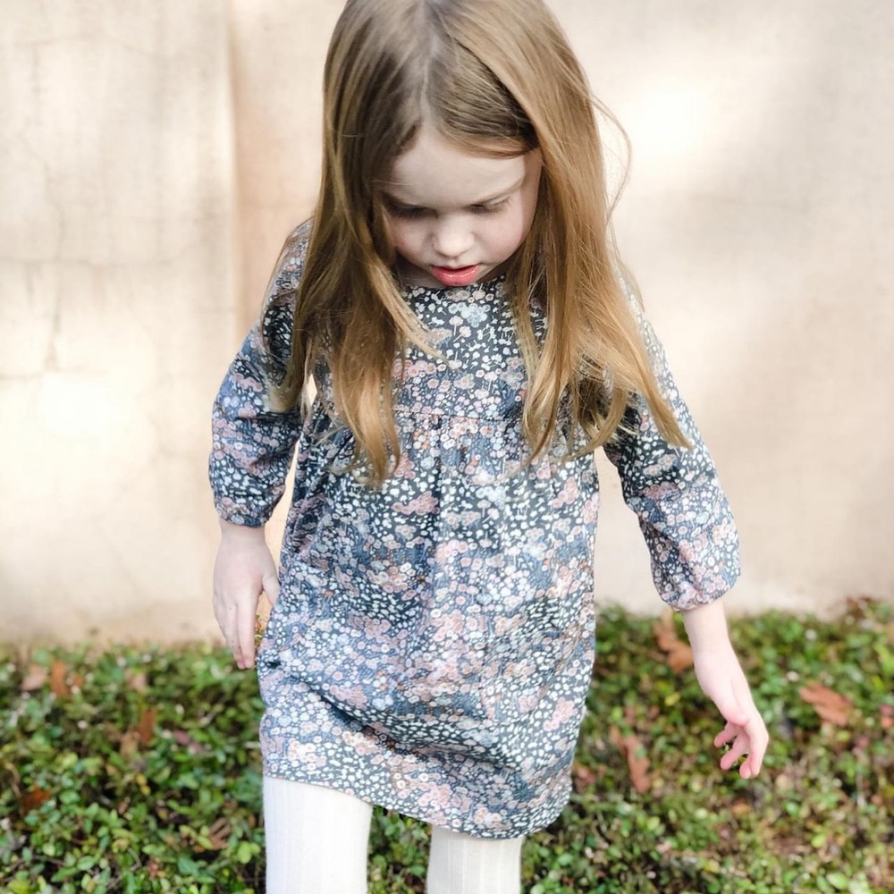 harbour Clothing Pocket Front Dress in Liberty Floral Size 5/6y
